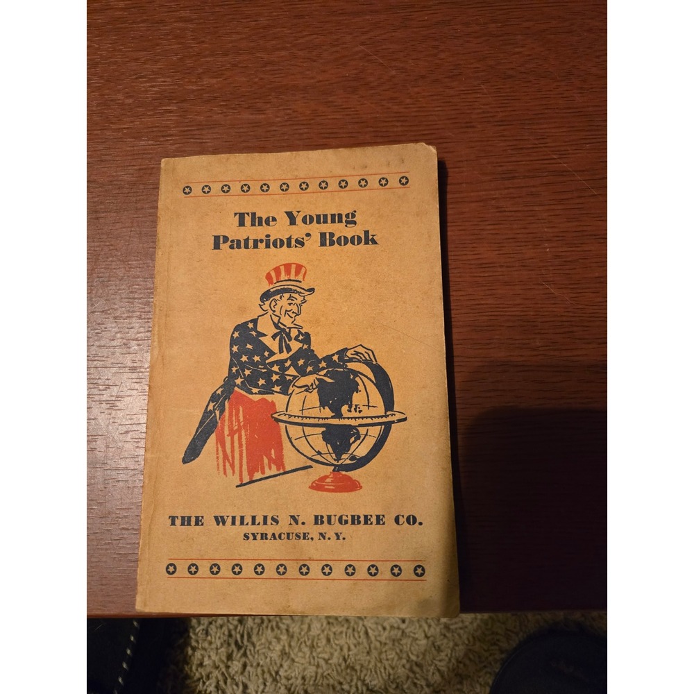 Vintage 1942 The Young Patriots Book Willis N Bugbee Co Patriotic Plays WWII Era